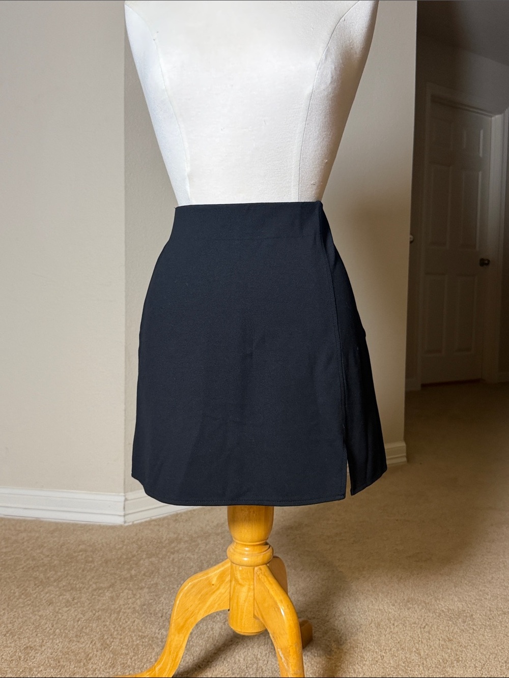 Classic Black A-Line Skirt